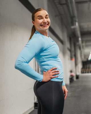 Juno Longsleeve light blue