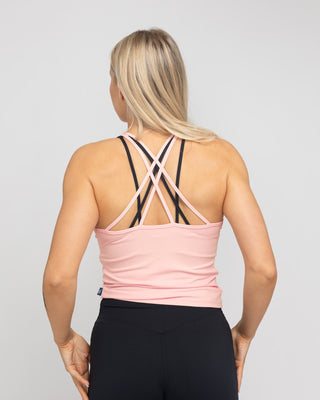 Venus Crop Top powder pink